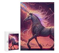 300 PCS Rompecabezas para Adultos Y Adolescentes Magical Unicorn Fantasy Artwork Rompecabezas para Adultos Juego Familiar Desafío Difícil 300 PCS