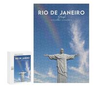 300 PCS Rompecabezas para Adultos Y Adolescentes Rio Rompecabezas para Adultos Juego Familiar Desafío Difícil 300 PCS