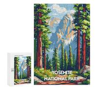 300 PCS Rompecabezas para Adultos Yosemite National Park Rompecabezas para Adultos Juguete Decoración De Pared Arte De Pared Desafiante De Completar 300 PCS