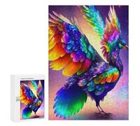 300 PCS Rompecabezas - Rainbow Phoenix Art Print Rompecabezas para Adultos Juegos Relajantes Vacaciones En Casa Matar El Tiempo Oferta como Regalos para Toda La Familia 300 PCS