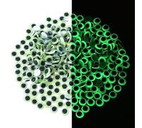 300 Pcs Wiggle Googly Eyes Glow In The Dark Sticky Googly Eyes Autoadhesivo Googly Wiggle Eyes Adecuado Para Manualidades Actividades De Halloween (12 Mm)