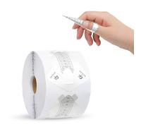 300 Piezas Arte de Uñas Extension Formas, Moldes para Extensión de Uñas, Plantillas Autoadhesivas para Uñas de Gel UV y Acrílico, Formas de Papel para Manicura Profesional (Blanco)