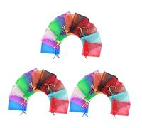 300 Piezas bolsas de bolsa de almacenamiento de red bolsa de organza con cordón bolsas almacenaje bolsas de almacenamiento bag bolso de lazo de bolsa de perlas minkissy