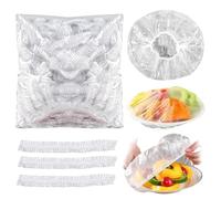 300 Piezas Bolsas de Conservación Elásticas Transparentes Para Alimentos Frescos - No es Tóxico y No es Fácil de Dañar