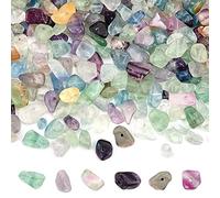 300 Piezas Chips De Piedras Preciosas Irregulares Piedras De Viruta Natural Irregulares Piedras Preciosas Con Agujero Cuentas De Joyería Sueltas Naturales Para Hacer Pulseras,Diy (color)