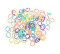300 Piezas Coleteros Elásticos Cabello, Suaves de Tela | Antideslizantes y Cómodos Día, Estilo Tierno Multicolor, para Moños y Coletas en Escuela y Deporte