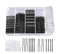 300 piezas de horquilla para el cabello, pinza de moño elástico para el cabello, horquillas y pasadores Bobby para moños, etc