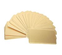 300 piezas de mini tableros de pastel rectangulares, cartones de pastel de mousse bandejas de exhibición de postres dorados de 4 x 2,5 pulgadas