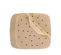 300 piezas de papel for freidora aire, 20-24 cm, cuadrado, perforado, pergamino, bandejas desechables for horno Para Cocinar A Diario Y Acampar(Perforated 23cm)