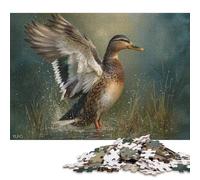 300 Piezas de Pato en Vuelo - 2 Rompecabezas creativos Cuadrados de Madera para Adultos, Juego Educativo, Juguete de desafío, 300 Piezas (40 x 28 cm)