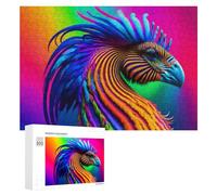 300 piezas de rompecabezas para adultos, coloridos gallo, impresión artística, 1 rompecabezas para adultos, juguetes de bricolaje pero divertidos y humorísticos, regalos únicos para cumpleaños y