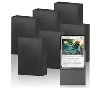 300 Piezas Fundas para Cartas, 66 x 91mm(Negro) | Transparente Card Sleeves para Pokemon, Yugioh, MTG, TCG, K-POP, Tarjetas de Béisbol y Fútbol, Mini Foto