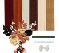 300 Piezas Limpiapipas manualidades, 6 colores Pipa limpiadores， serie marrón Limpiapipas Chenilla,Limpia Pipas ，Limpiador de Pipas,Pipe Cleaners chenilla Manualidades y Decoración del Hogar DIY