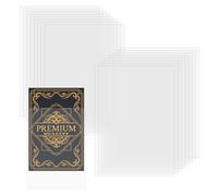 300 Piezas Paquete de Fundas Cartas, 65 X 90 mm Tamaño Estándar Card Sleeves, Blandas Cartas Fundas, Transparente y Impermeables Card Paquete, para Deportes, Foto, tarjetas de colección, identidad