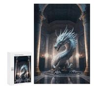 300 piezas rompecabezas para adolescentes Dragon en Grand Hall -3 rompecabezas para adultos juegos de pensamiento regalos para mujeres regalos únicos para cumpleaños y Navidad 300 PCS