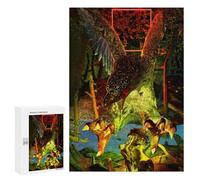 300 piezas rompecabezas para adolescentes Fantasía Bosque Criaturas Puzzle para Adultos Juegos Familiares Regalo de Cumpleaños Diversión para Actividades en el hogar, 300 PCS