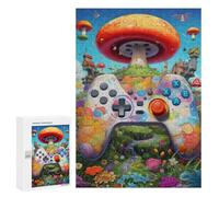 300 piezas rompecabezas para adolescentes Fantasy Mushroom Country Adventure Puzzles para adolescentes - Juegos divertidos para mejorar la memoria y reducir el estrés - Regalos 300 PCS