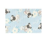 300 Rompecabezas de Cachorros de Perro de Dibujos Animados con Caja de Embalaje para Adultos - Rompecabezas de Madera