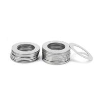 300 Uds 304 arandela plana ultrafina de acero inoxidable M3-M14 junta cuña ajuste para Tornillos y Pernos Roscados(M10x16,Thickness 0.2mm)