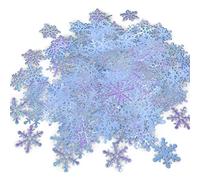 300 unidades/bolsa de confeti de copos de nieve artificiales para árbol de nieve, adornos de árbol de nieve de Navidad, confeti de copos de nieve