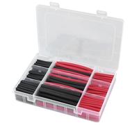 300 unidades de tubo termorretráctil de relación 3:1, tubo termorretráctil recubierto con adhesivo de calidad marina de 45 - 90 mm de longitud, 5 tamaños - perfecto para el hogar, automóvil, industria