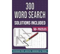 300 word search Puzzle book: word search For 300 word search | Help Calm The Mind, Relax, and Focus | 6x9 Inches, 112 Pages | 50+ Puzzles | Solutions Included