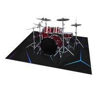 300 x 200 cm Alfombra de Tambor, Alfombras Acusticas, Alfombra Bateria Electronica, Alfombrilla para Batería, Alfombrillas Insonorizada, Alfombras Drum para Instrumentos Musicales Antivibracion