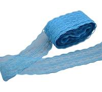 300 Yards of Lace Trim, DIY Sewing Fabric for Garments(10 Lake Blue)