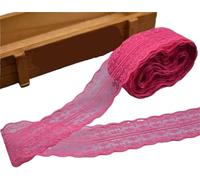 300 Yards of Lace Trim, DIY Sewing Fabric for Garments(24 Red1)