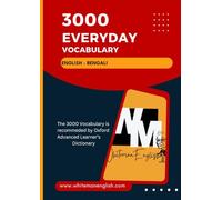 3000 ENGLISH TO BENGALI EVERYDAY ESSENTIAL VOCABULARY