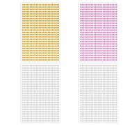 3000 pegatinas de diamantes de imitación de oro y plata, pegatinas de plástico para piedras preciosas, de piedras preciosas de cristal, pegatinas de diamantes de imitación de colores (3 mm)