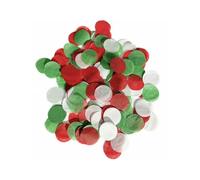 3000 piezas de confeti de papel redondo de colores, decoración de fiesta, accesorios de relleno de globos, adecuado para bodas, cumpleaños, (blanco, rojo, verde)