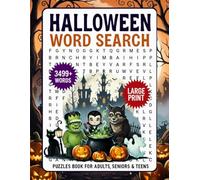 3000+ Words, Halloween Word Search Book: A cozy word search puzzle game for adults, Senior & Teens, ( 2025 Halloween word search large print )