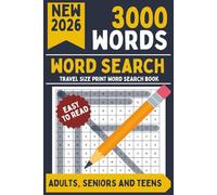 3000 Words Search Books: Word Searches with Easy to Read Print | 6x9 inches, 301 pages | 100+ Puzzles ... Gifts for Vacations, Holiday, Birthdays and Free Times