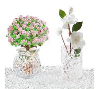 30000 Piezas Cuentas de Agua Transparente Biodegradable, 11-13mm Bolas de Gel Transparentes, Perlas Bolitas de Agua No Toxicas Transparente para la Decoración de Jarrones