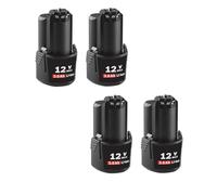 3000mah 12V Batería de Repuesto, Compatible con Bosch, BAT412A BAT414 BAT411 BAT412 D-70745GOP 2607336014 Herramientas Eléctricas.(4pcs)