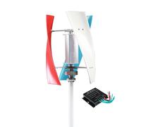 3000W Generador de maglev permanente vertical de bajo ruido, 12 V-220V con controlador CA Potencia eólica Generador de turbinas eólicas de bajo ruido vertical para energía suplementaria,12v