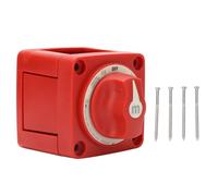 300A Battery Disconnect Switch DC32V Circuit 3 Position Power Switch for RV Marine Automotive High Power Tolerance with ABS Brass Iron Construction