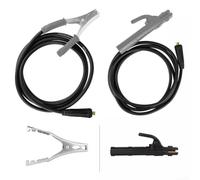 300A Welding Earth Clamp Set 2m Cable Copper 300A Welding Earth | 300A capacity, copper core, 2m and cables, para ideal for IGBT inverters, stable connection