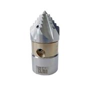 300bar 15L Pipe Cleaning Dirt Blaster Sewage Jetting Cleaning Mouse Nozzle 3/8" M22 High Pressure Rotating Cutting Roots Nozzle(Plum)