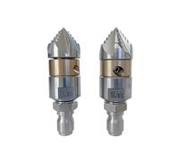 300bar 15L Pipe Cleaning Dirt Blaster Sewage Jetting Cleaning Mouse Nozzle 3/8" M22 High Pressure Rotating Cutting Roots Nozzle(Bx5pcs)