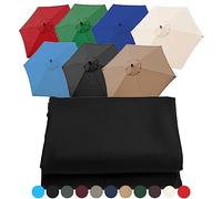 300cm 6Ribs/8Ribs Sunshade Canopy Cover,Cantilever Top,UV Protection UV30+,For Outdoor Garden Beach Pool Parasol Replacement Umbrella Cloth