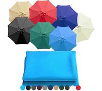 300cm 6Ribs/8Ribs Sunshade Canopy Cover,Cantilever Top,UV Protection UV30+,For Outdoor Garden Beach Pool Parasol Replacement Umbrella Cloth
