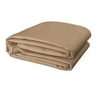 300cm/9.8ft Ribs Sun Cloth, Top, Parasol Replacement Canopy for Offset Hanging Table Garden Umbrella Cover (Color : Khaki,