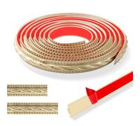 300cm Molduras Decorativas PatróN Vintage 3d-Flexible, Autoadhesivo, Impermeable, Ideal Para Puertas y Armarios (2cm-Oro Champán)
