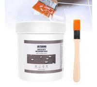 300g Agente Sellador Impermeable Invisible de Paredes, Sellador Aislante Antifugas Superfuerte, Agente de Revestimiento Transparente con Cepillo para Techos Inodoros Baños