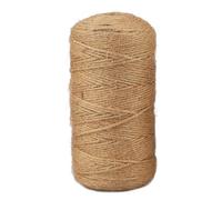 300m×2mm Cuerda de Yute, Cuerda, Cuerda Fina, Fabricada con Fibras Naturales, su Propiedad Resistente al desgarro la Hace, Ideal para la decoración de Jardines y envases Decorativos