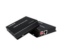300M IP HDMI KVM Extender HDMI HDMI Extender sobre IP RJ45 cat6 Cable Ethernet 1080p HDMI KVM Extender Multipoint Connect Network Switch Support PC DVR TV Mouse Teclado (300M IP Extender)