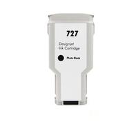 300ml Compatible con Cartucho de Tinta 727 HP727 para DesignJet T920 T930 T1500 T1530 T2500 T2530 Tinta Completa(1PC Photo Black)