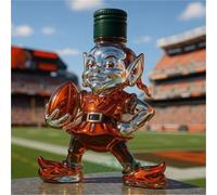 300ML Decantador Whisky Arte Escultura - Botella De Vino De Cristal Con Forma 3D, Divertida Jarra De Whisky A Prueba De Fugas, Ideal Como Regalo Para Decorar Tu Bar, Contenedores Vino(B)